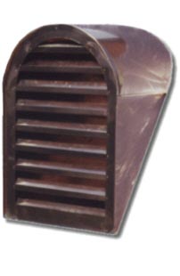 Tombstone Copper Roof Vent / Dormer Vent