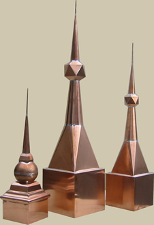 Standard Gem and Classic Ball Finials