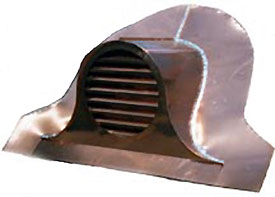 Mantel Clock Copper Roof Vent / Dormer Vent