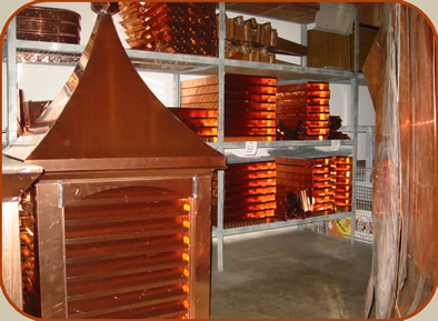 Copper Cupola and Gable Vents
