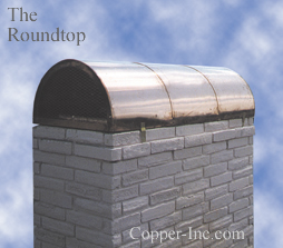 Signature Series Roundtop Copper Chimney Cap