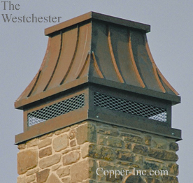 Signature Series Westchester Copper Chimney Cap