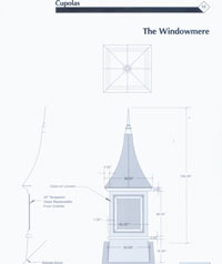 Signature Series Windowmere Copper Cupola Drawing