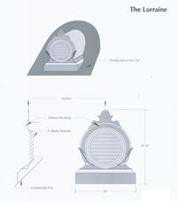 Signature Series Lorraine  Copper Dormer Drawiing