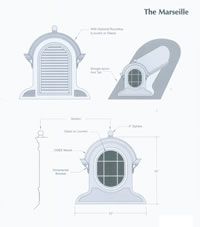 Signature Series Marseille Copper Dormer Drawing