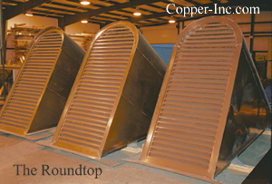Signature Series Roundtop Venting Copper Dormer
