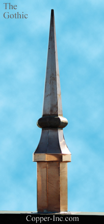 Signature Series Gothic Copper Finial