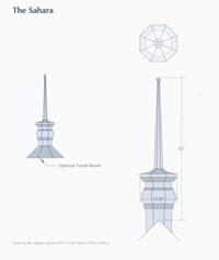 Signature Series Sahara Copper Finial Drawing